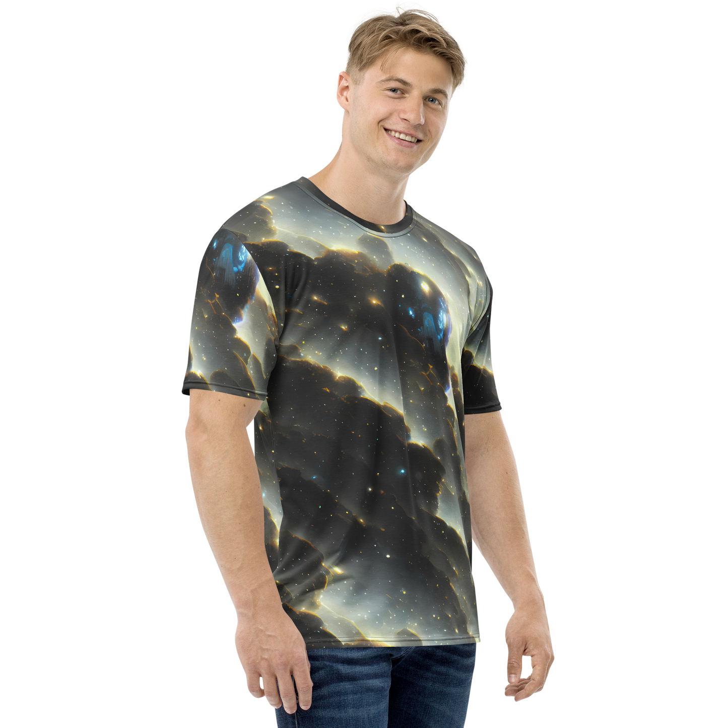 Men's Crew Neck T-Shirt - Rutkowski Nebula