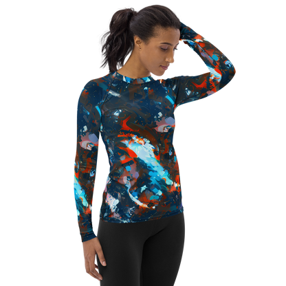 Women's Rash Guard - Ghenie's Whirl