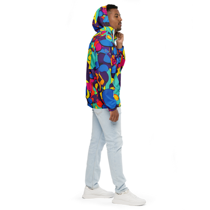 Men's Windbreaker - Psychedelic Harmony