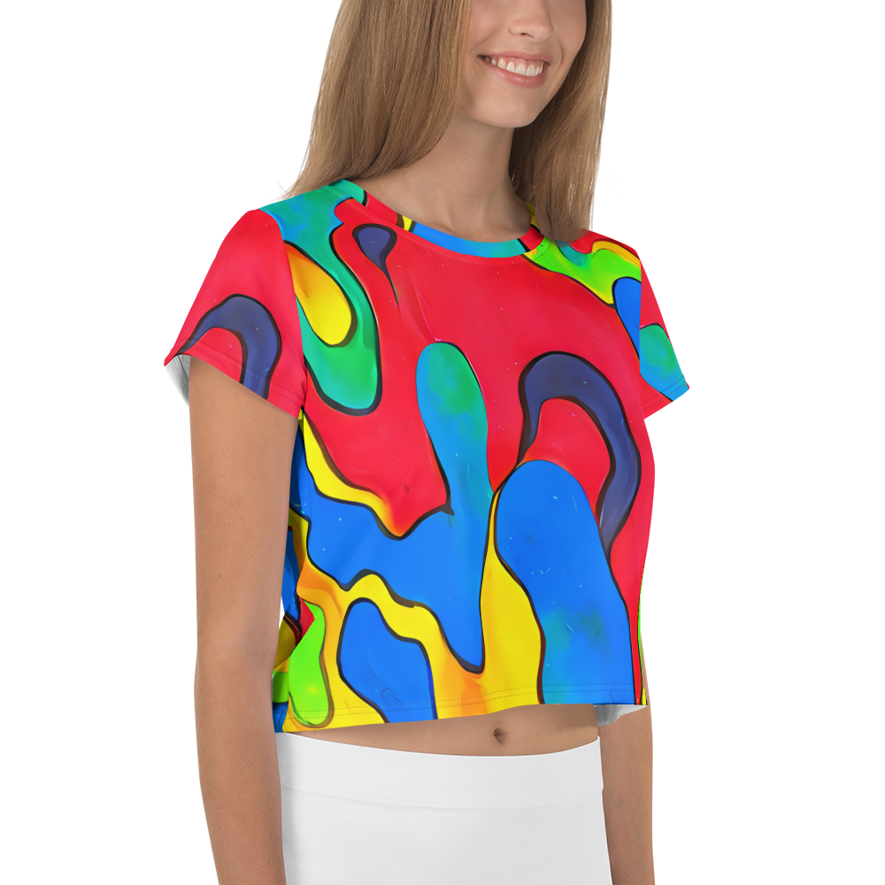 Women's Crop Tee - Splash of Joy