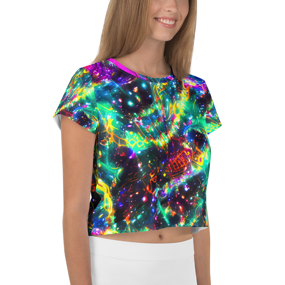 Women's Crop Tee - Blythe Nebula