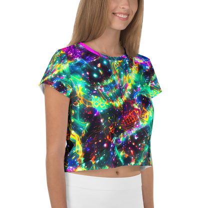 Women's Crop Tee - Blythe Nebula