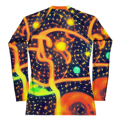 Women's Rash Guard - Coorte's Cosmos