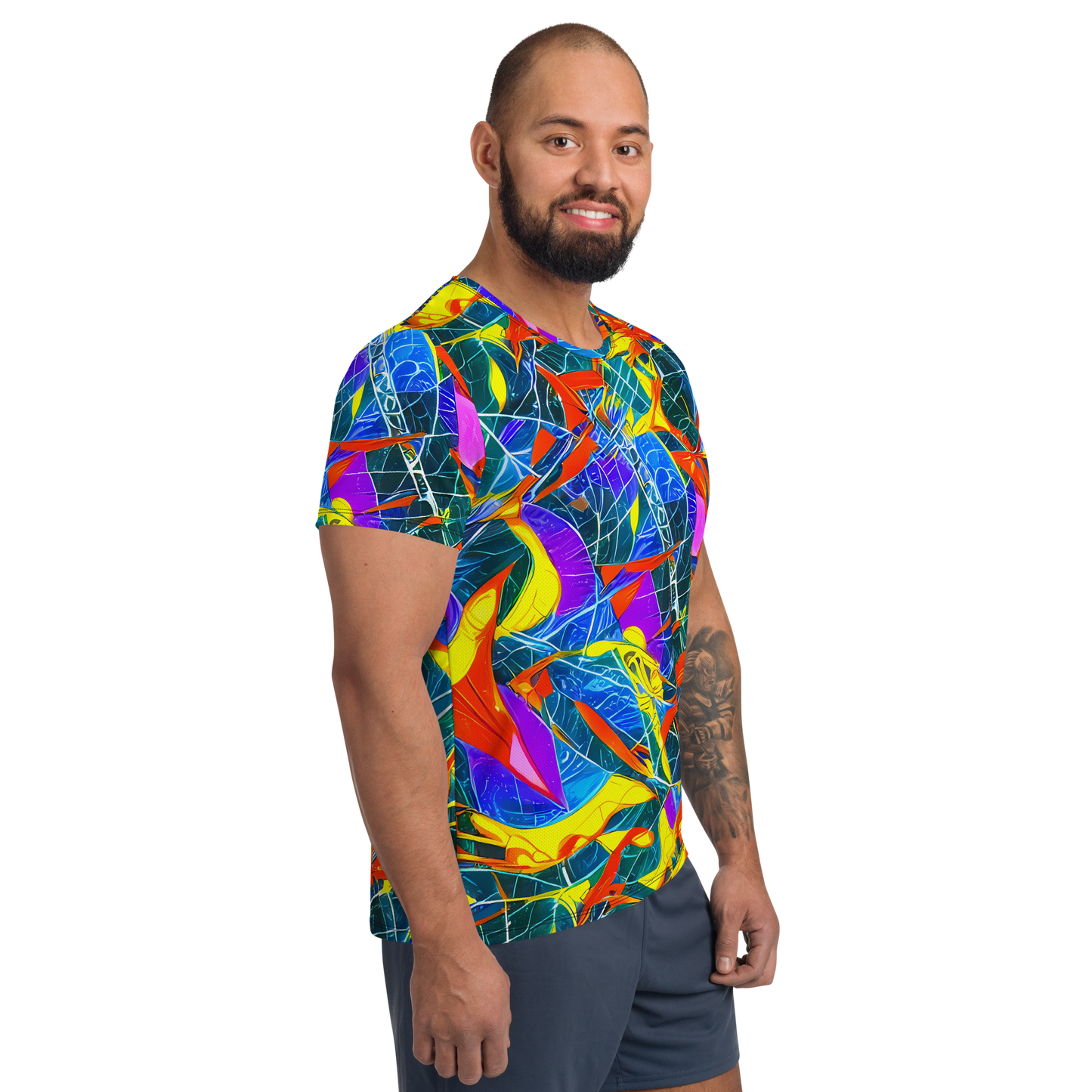 Men's Athletic T-Shirt - Arkhipov Waves