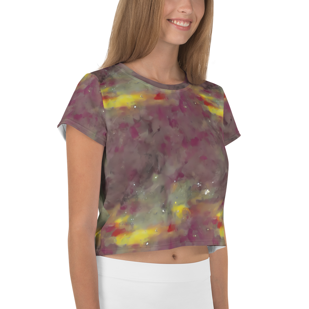 Women's Crop Tee - Whispers of Autumn