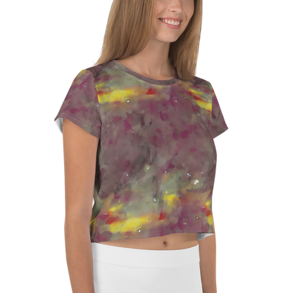 Women's Crop Tee - Whispers of Autumn