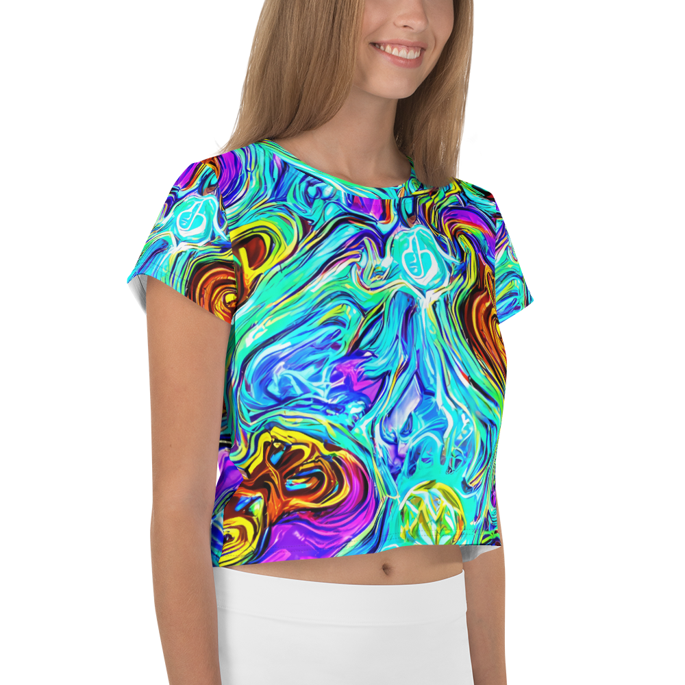 Women's Crop Tee - Mystic Iridescence