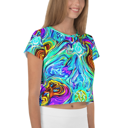 Women's Crop Tee - Mystic Iridescence