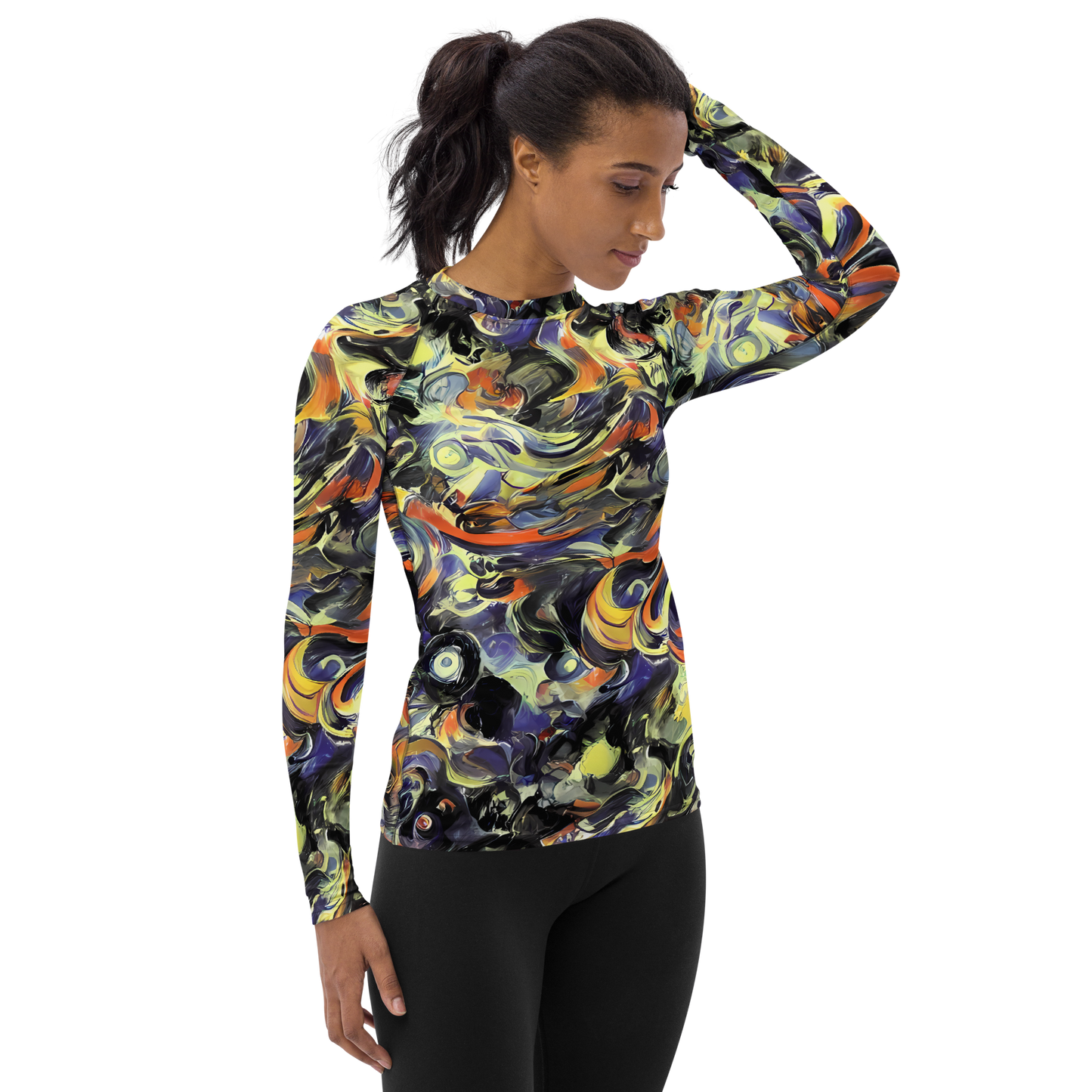 Women's Rash Guard - Twilight Chaos