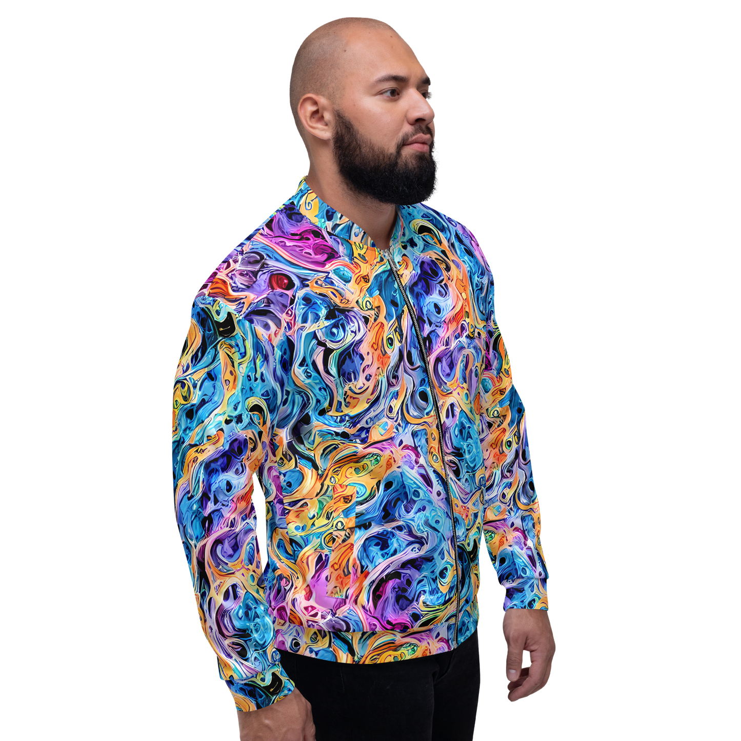 Bomber Jacket - Rococo Vortex