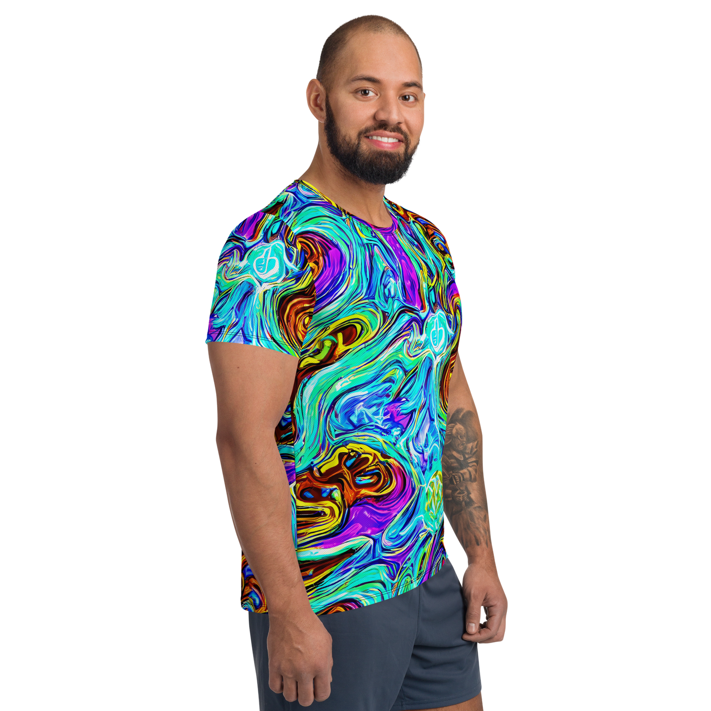 Men's Athletic T-Shirt - Mystic Iridescence