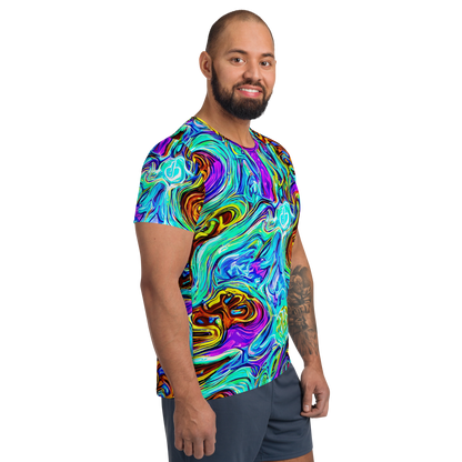 Men's Athletic T-Shirt - Mystic Iridescence