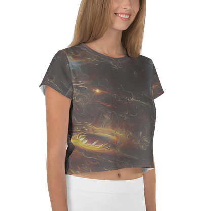 Women's Crop Tee - Quantum Illusions