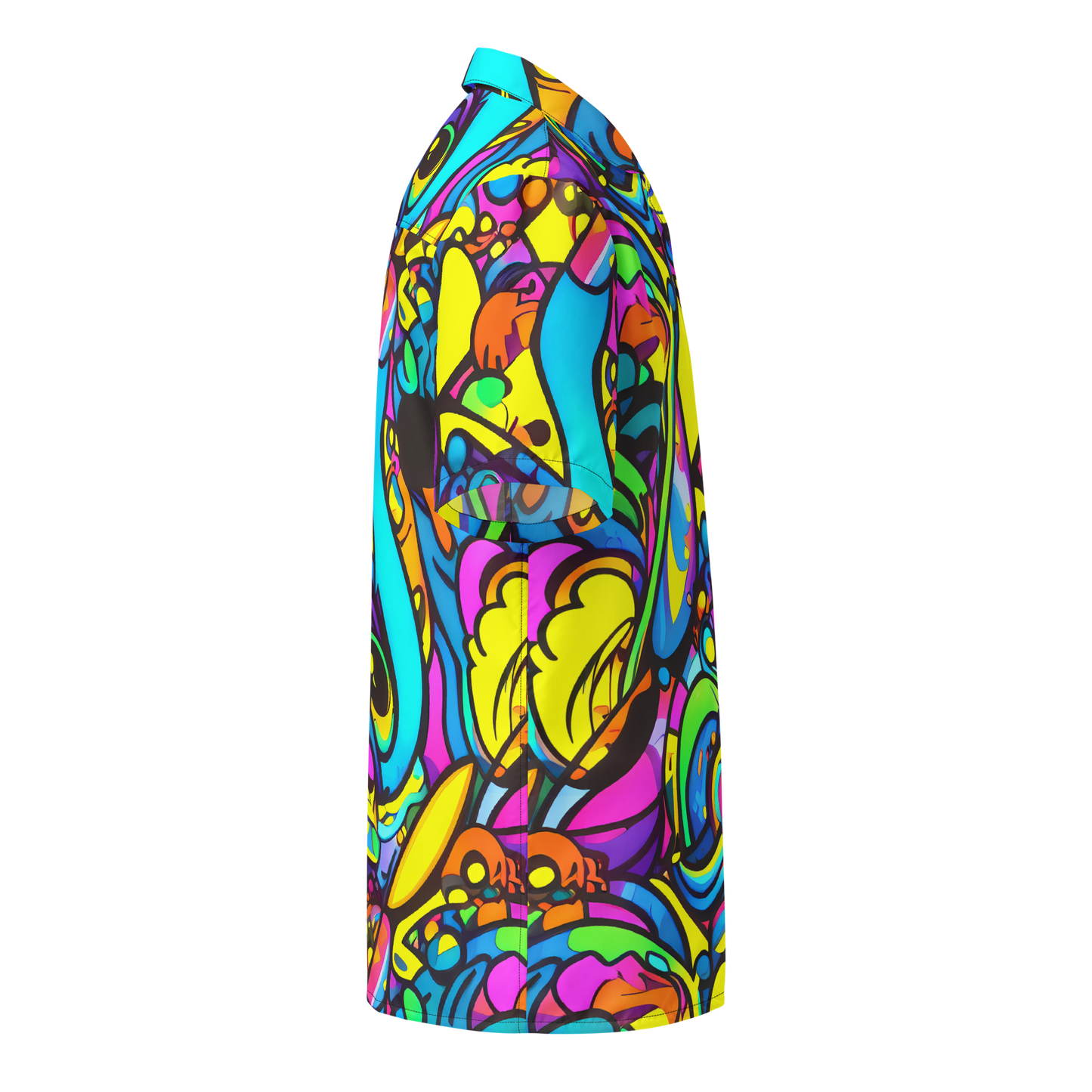 Button Shirt - Kaleidoscopic Flow