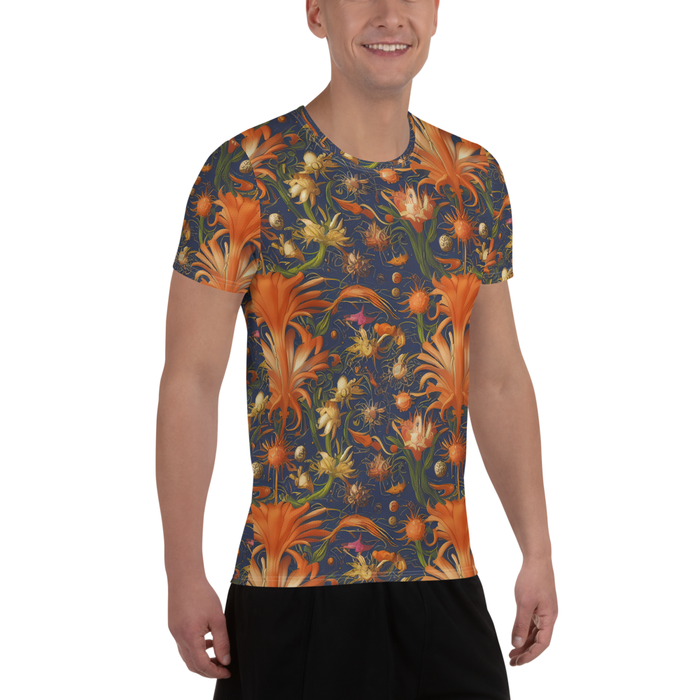 Men's Athletic T-Shirt - Stellar Blooms