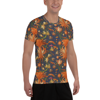 Men's Athletic T-Shirt - Stellar Blooms