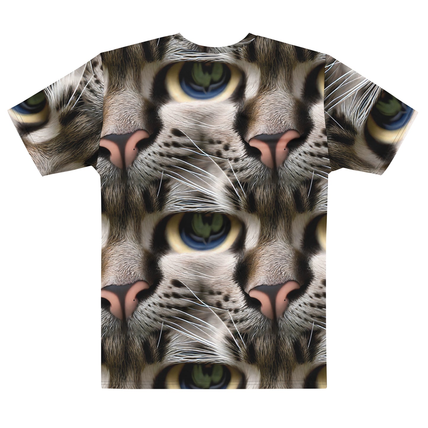Men's Crew Neck T-Shirt - Feline Mirage