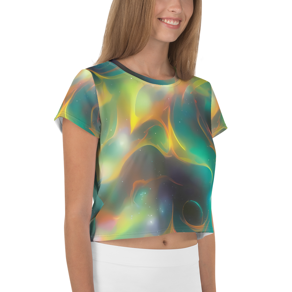 Women's Crop Tee - Cheng Wallis Whirl