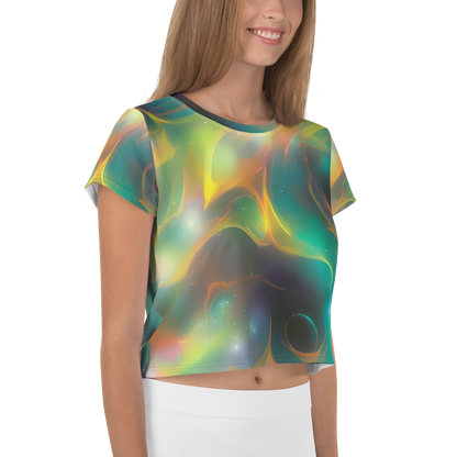 Women's Crop Tee - Cheng Wallis Whirl