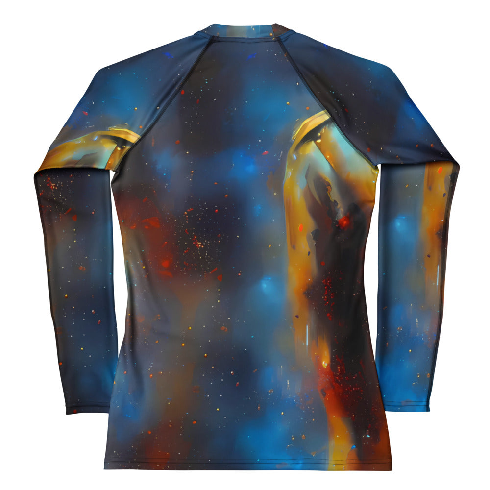 Women's Rash Guard - Chromatique Veil