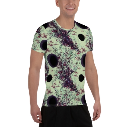 Men's Athletic T-Shirt - Celestial Bloom