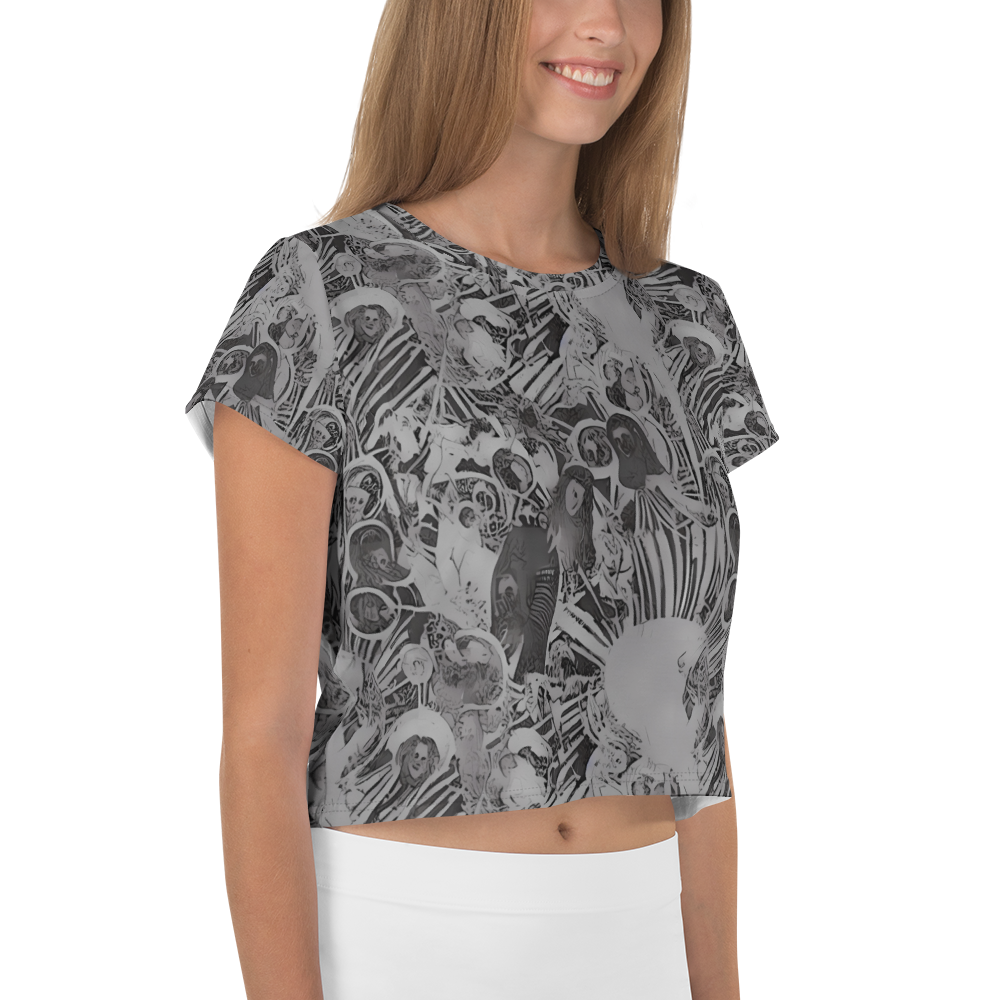 Women's Crop Tee - Dusk Enigma