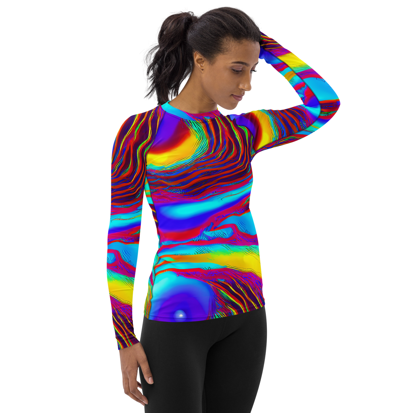 Women's Rash Guard - Kapoor Vortex