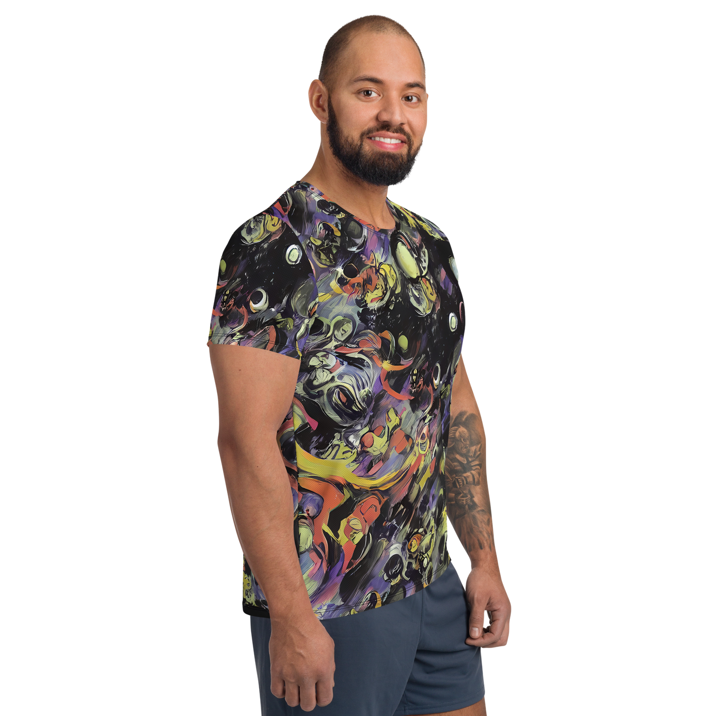 Men's Athletic T-Shirt - Fires of the Void