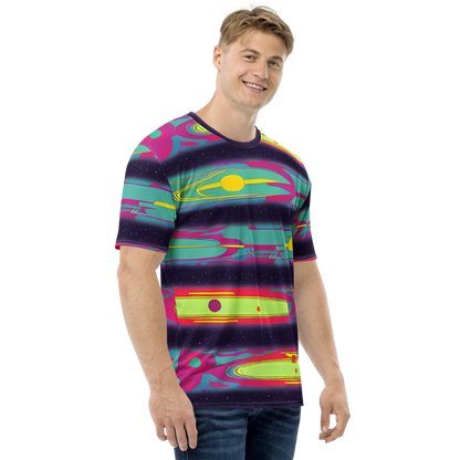 Men's Crew Neck T-Shirt - Astro Pop