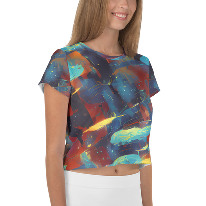 Women's Crop Tee - Journey Through Infinity