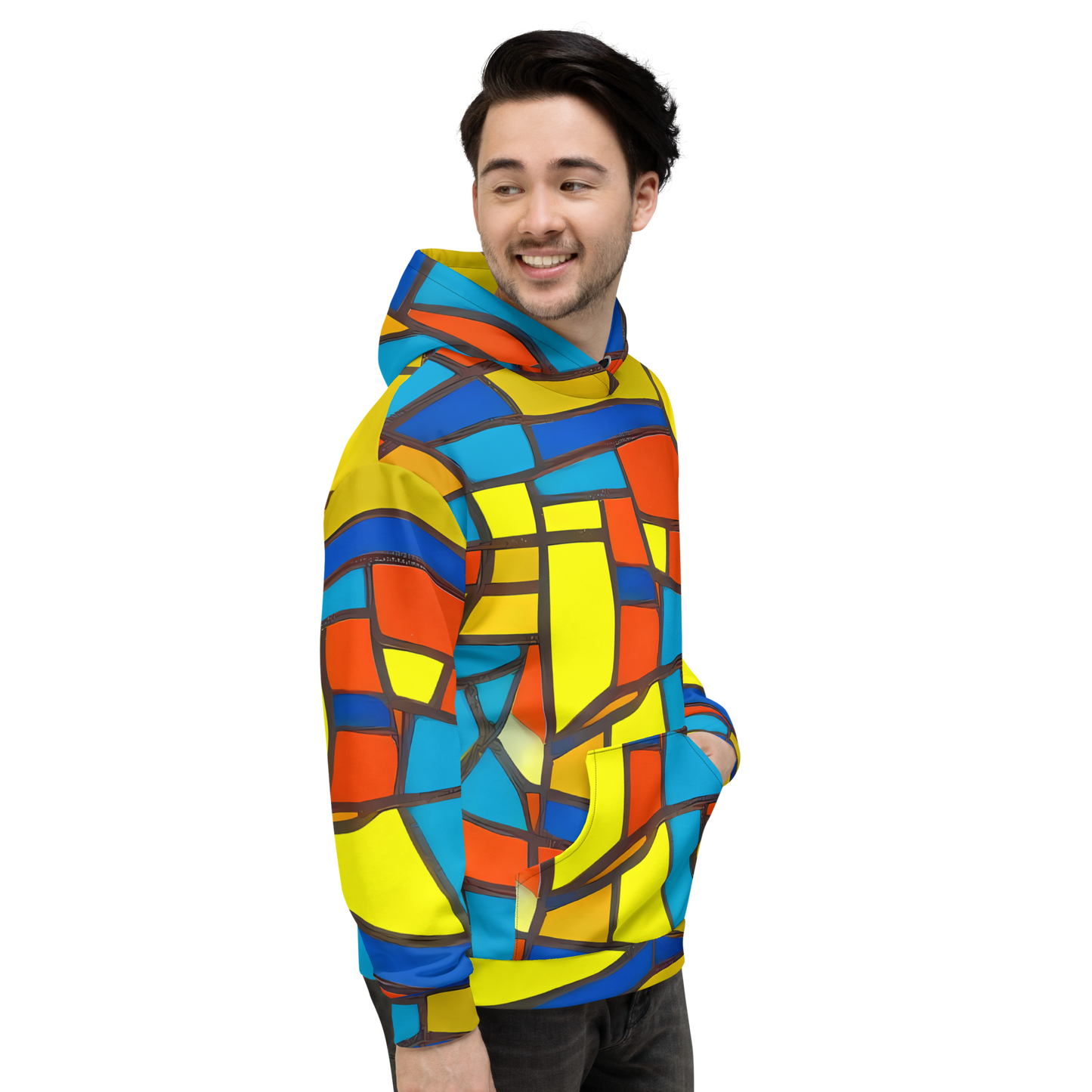 Hoodie - Mondrian Mesh