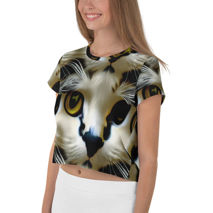 Crop Tee - Feline Fancy