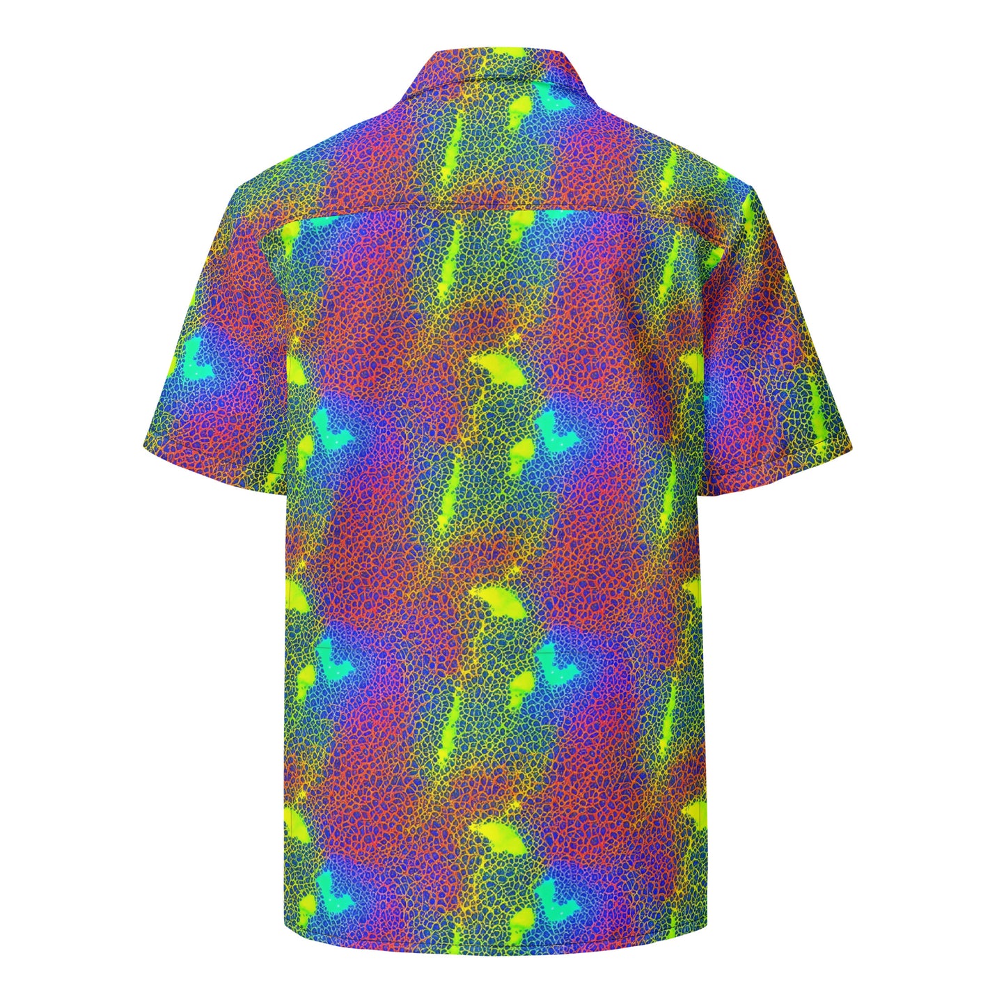 Button Shirt - Prismatic Web