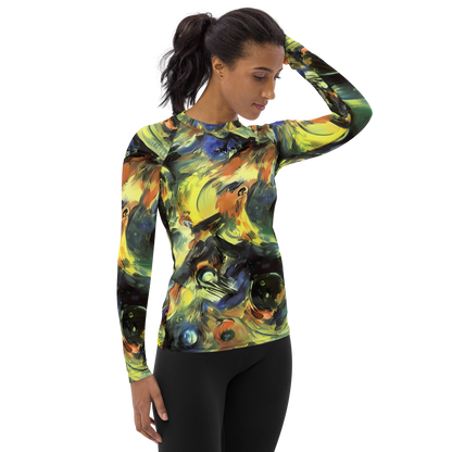 Women's Rash Guard - Seve Swirl