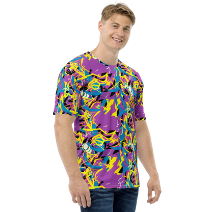 Men's Crew Neck T-Shirt - Galactic Sprawl