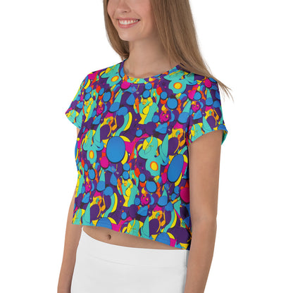 Crop Tee - Psychedelic Harmony