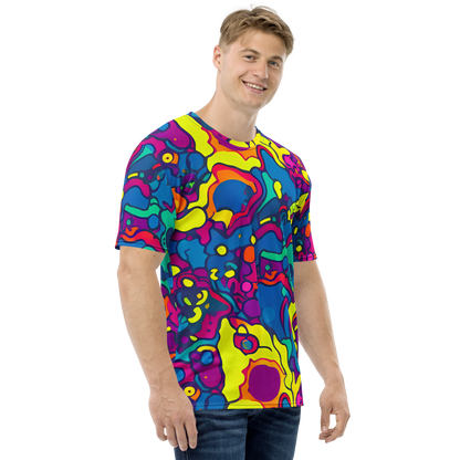 Men's Crew Neck T-Shirt - Colorful Chaos