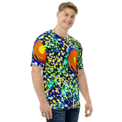 Men's Crew Neck T-Shirt - Illuminated Whirl