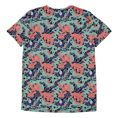 Men's Athletic T-Shirt - Cosmic Coral