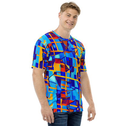 Men's Crew Neck T-Shirt - Radiant Labyrinth