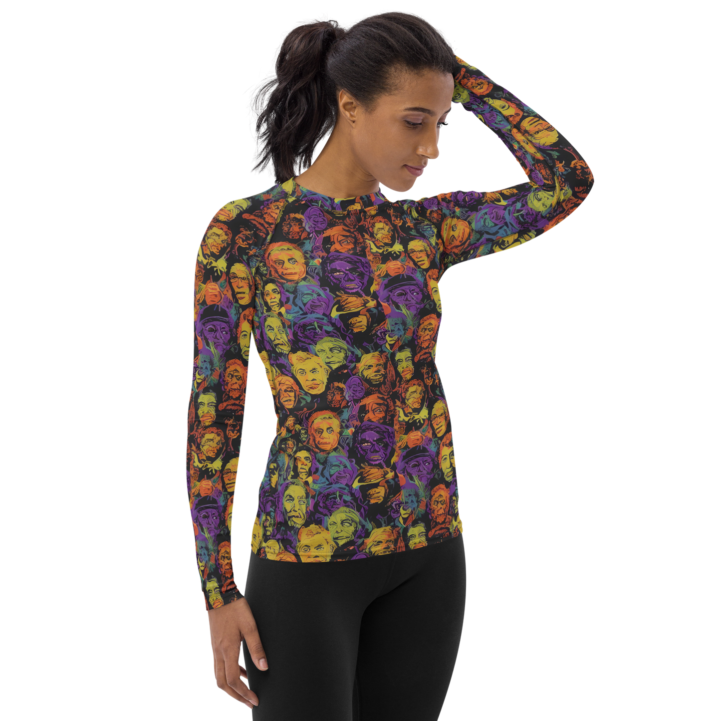 Women's Rash Guard - Kaleidoscopic Spirits