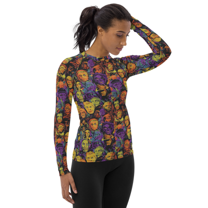 Women's Rash Guard - Kaleidoscopic Spirits