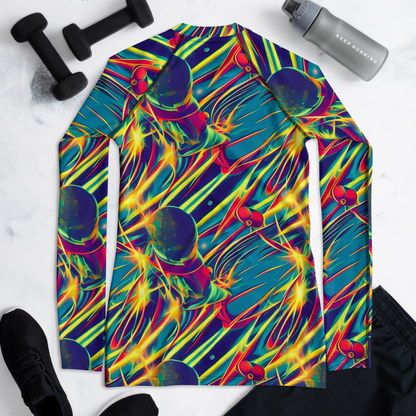 Women's Rash Guard - Cosmic Inferno