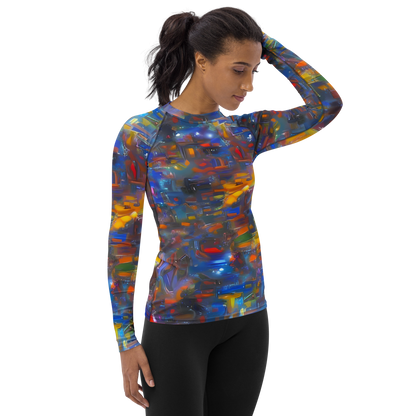 Women's Rash Guard - Abstract Conflux