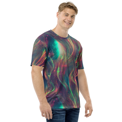 Men's Crew Neck T-Shirt - Temple Wave