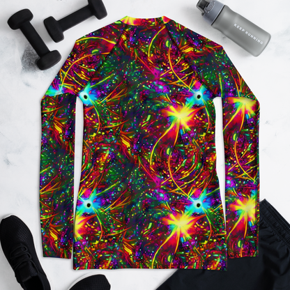 Women's Rash Guard - Stellar Burst