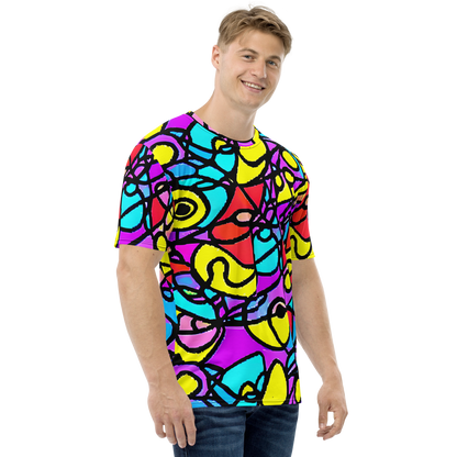 Men's Crew Neck T-Shirt - Radiant Chaos