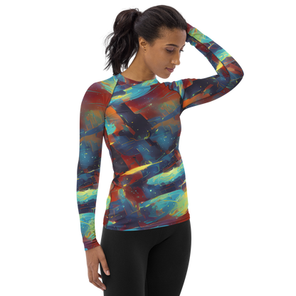 Women's Rash Guard - Journey Through Infinity