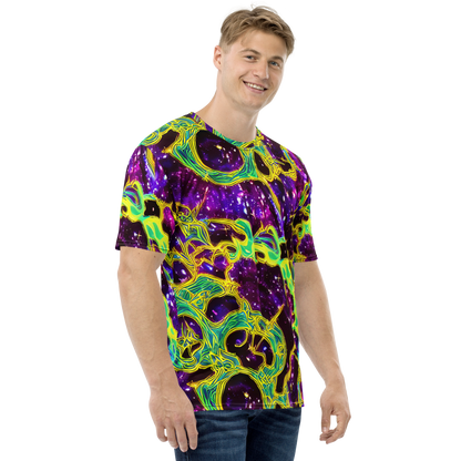 Men's Crew Neck T-Shirt - Galactic Web