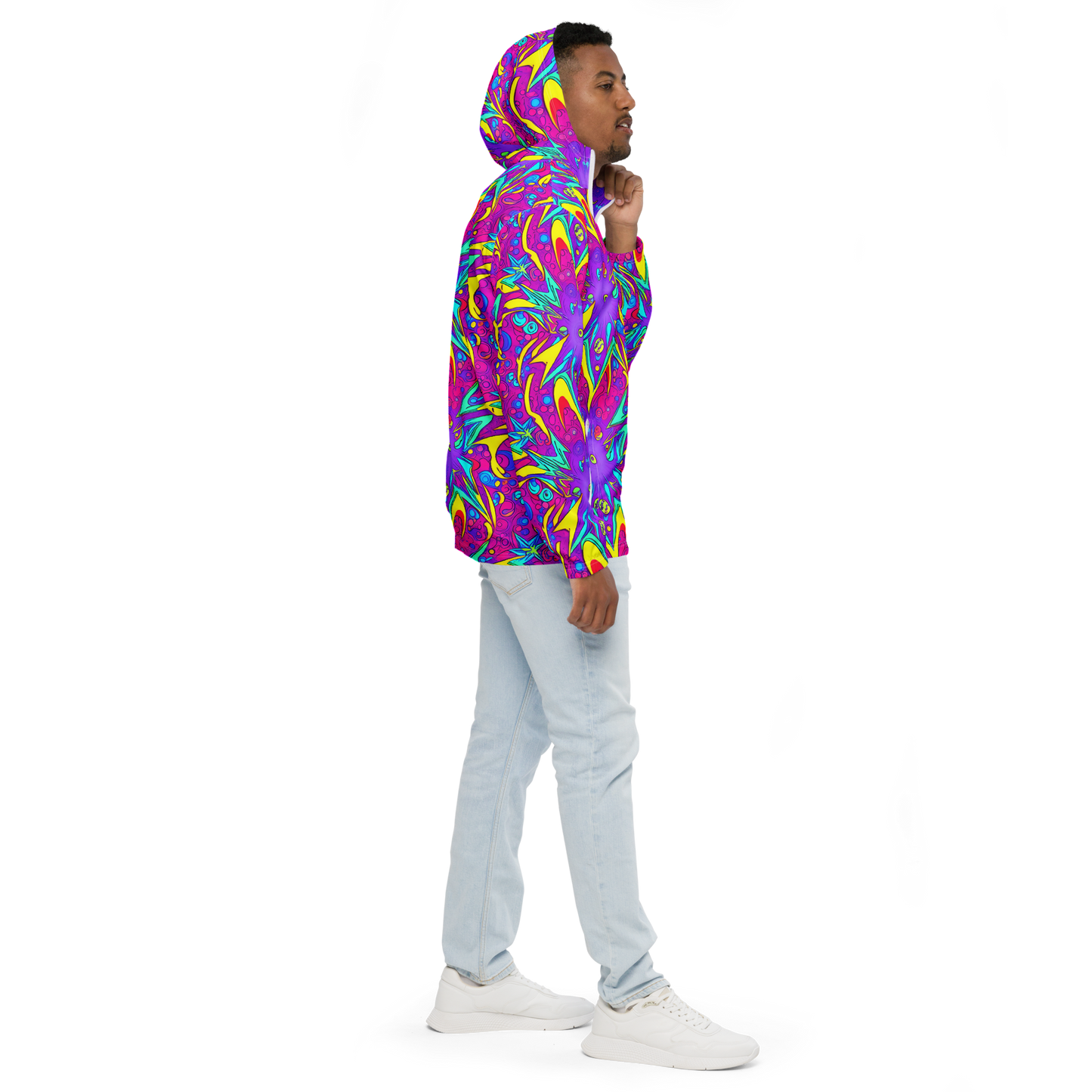 Men's Windbreaker - Nebula Radiance